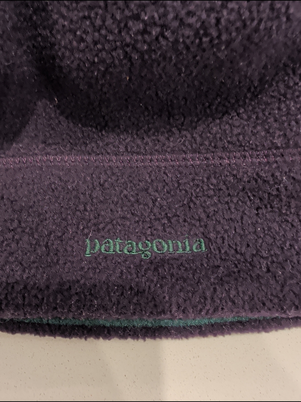 Vintage Patagonia fleece beanie Large Made in USA Reversible Gorpecore